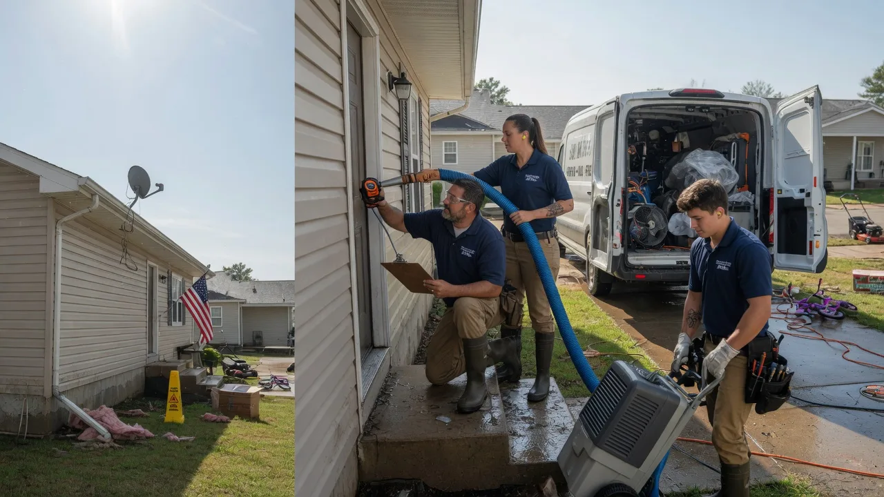 Ceiling Water Damage Restoration in Ortonville, MI near me